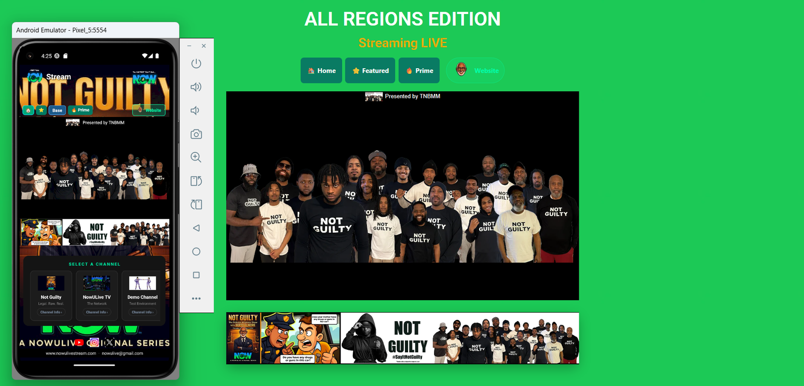 NowULive Channel on Web and App