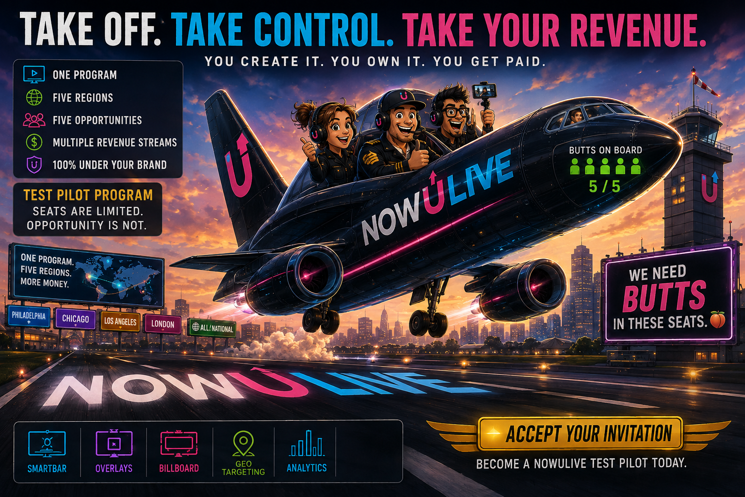 NowULive Test Pilot Program
